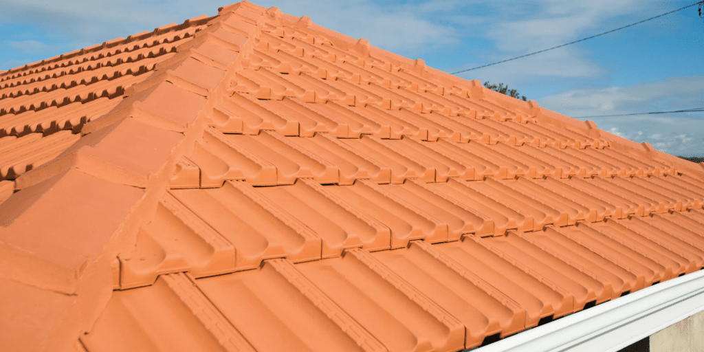 A house with a Terracotta tiled roof.