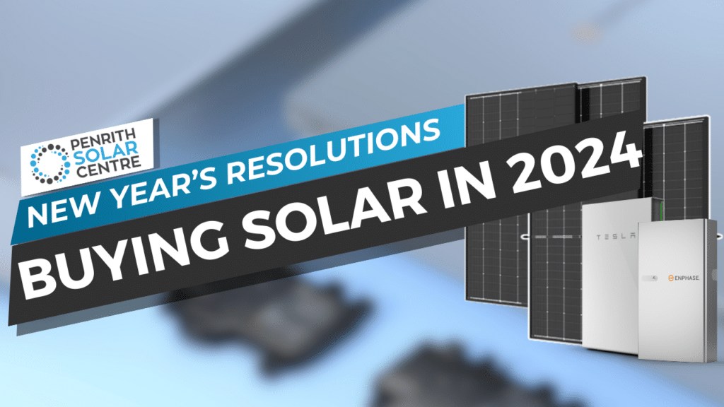 New year's resolutions buying solar in 2024.